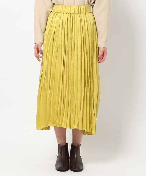 THE SHOP TK （ザ ショップ ティーケー ）の「◆ビンテージプリーツスカート（スカート・レディース・イエロー/サンドベージュ/ライトベージュ・12/13）」の11枚目の写真
