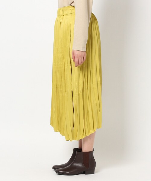 THE SHOP TK （ザ ショップ ティーケー ）の「◆ビンテージプリーツスカート（スカート・レディース・イエロー/サンドベージュ/ライトベージュ・12/13）」の5枚目の写真