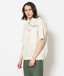 AVIREX | 【TYPE BLUE】ランドリー バッグ 半袖 プルオーバーシャツ/ LAUNDRY.BAG S/S PULLOVER SHIRT/AVIREX/アヴィレックス/タイプブルー(シャツ/ブラウス)