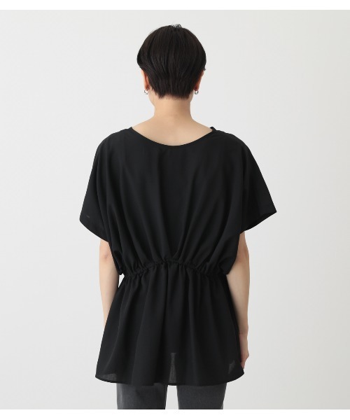 AZUL by moussy(アズールバイマウジー)の「FRONT PEPLUM BLOUSE/フロントペプラムブラウス(シャツ/ブラウス・レディース・オフホワイト/ライム/ブラック/ライトカーキ/ベージュ・MEDIUM/SMALL)」の19枚目の写真