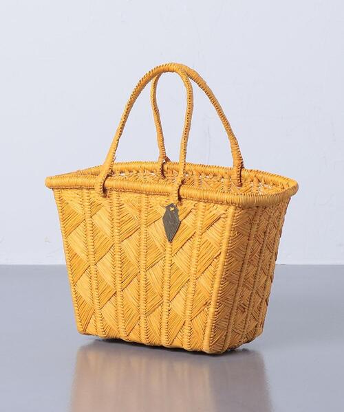 AKRA（アクラ）の「＜AKRA（アクラ）＞ZAZA バッグ ミニ◆（かごバッグ・レディース・イエロー/ケリー・FREE）」の11枚目の写真