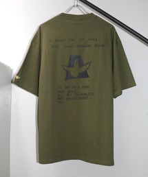 Mark Gonzales（マーク・ゴンザレス）の「MarkGonzales◆ビッグシルエット イラストグラフィックバックプリントTシャツ（Tシャツ/カットソー・メンズ）」