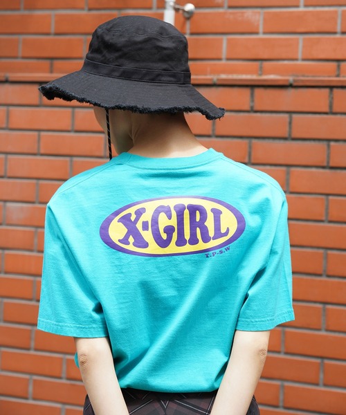 イーヴィルガールTシャツXL X-girl（エックスガール）の「WEB限定｜CHUBBYオーバルロゴ T