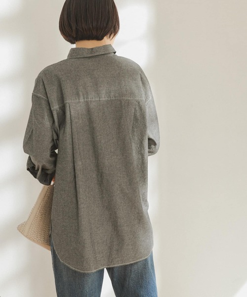 FORK&SPOON(フォークアンドスプーン)の「FORK&SPOON シャンブレービッグシャツ(シャツ/ブラウス・レディース・ブラック系その他/ブルー系その他・ONE)」の21枚目の写真