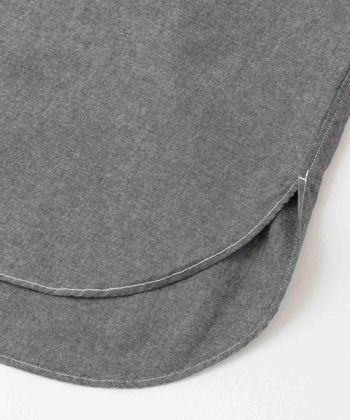 FORK&SPOON(フォークアンドスプーン)の「FORK&SPOON シャンブレービッグシャツ(シャツ/ブラウス・レディース・ブラック系その他/ブルー系その他・ONE)」の6枚目の写真