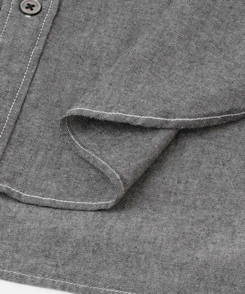 FORK&SPOON(フォークアンドスプーン)の「FORK&SPOON シャンブレービッグシャツ(シャツ/ブラウス・レディース・ブラック系その他/ブルー系その他・ONE)」の4枚目の写真