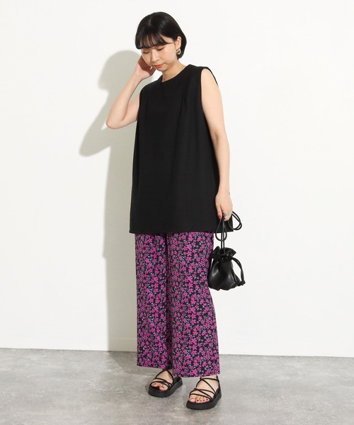 Factor=(ファクターイコール)の「ヴィンテージフラワー イージーパンツ(その他パンツ・レディース・レッド/ブルー/パープル・FREE)」の9枚目の写真