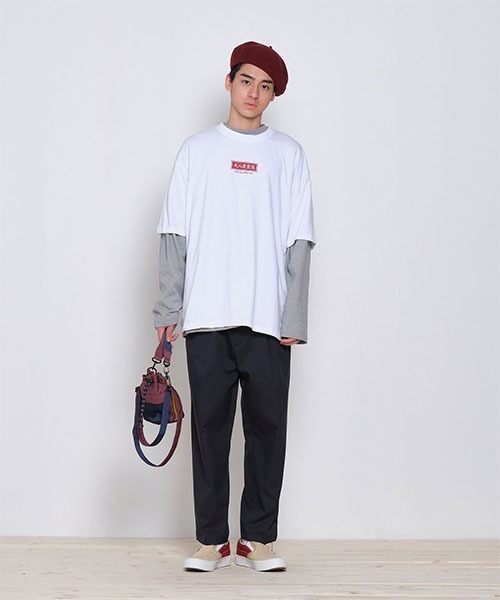 COP（シーオーピー）の「COP 大人の夜食店・メニューTEEシャツ（Tシャツ/カットソー・メンズ・ホワイト/ブラック/ベージュ/グリーン・SMALL/MEDIUM/LARGE）」の12枚目の写真