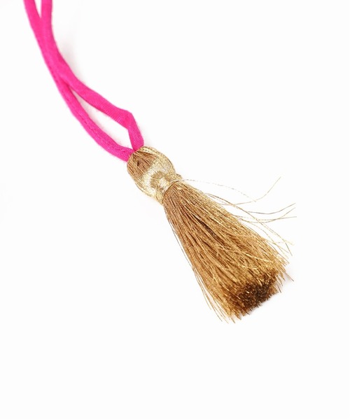 SLOBE IENA(スローブイエナ)の「【Pondichery/ポンディシェリ 】フリンジ巾着◆(ハンドバッグ・レディース・イエロー/ピンク・FREE)」の14枚目の写真