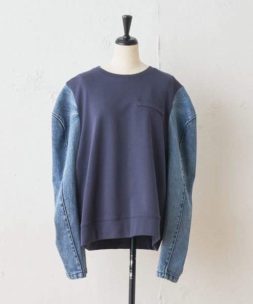 BEARDSLEY（ビアズリー）の「《VVTIAN》デニムカットソー（Tシャツ/カットソー・レディース・ブルー・FREE）」の8枚目の写真