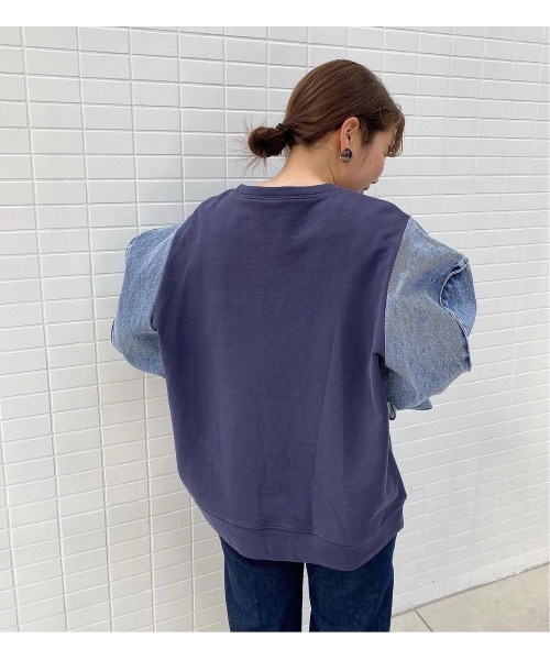 BEARDSLEY（ビアズリー）の「《VVTIAN》デニムカットソー（Tシャツ/カットソー・レディース・ブルー・FREE）」の19枚目の写真