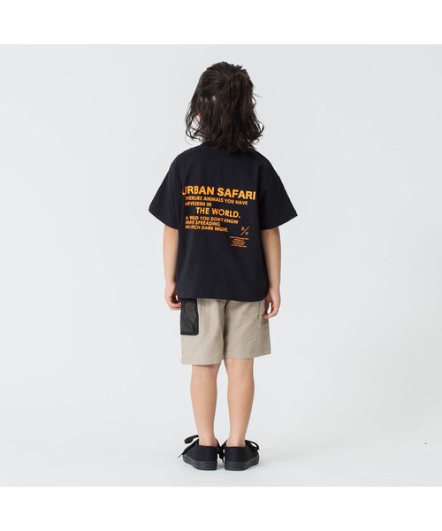 BREEZE（ブリーズ）の「サファリリンクＴシャツ（Tシャツ/カットソー・キッズ・ブラック/オフホワイト・90/100/120/130/110/150/140）」の4枚目の写真