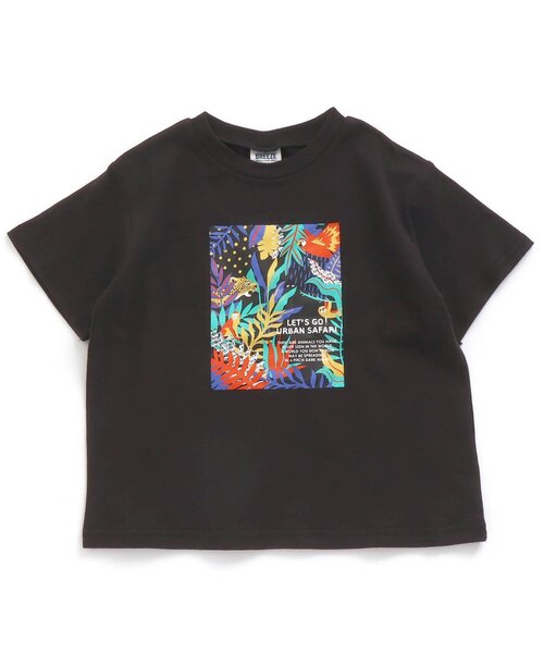 BREEZE（ブリーズ）の「サファリリンクＴシャツ（Tシャツ/カットソー・キッズ・ブラック/オフホワイト・90/100/120/130/110/150/140）」の9枚目の写真
