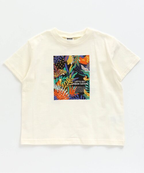 BREEZE（ブリーズ）の「サファリリンクＴシャツ（Tシャツ/カットソー・キッズ・ブラック/オフホワイト・90/100/120/130/110/150/140）」の10枚目の写真