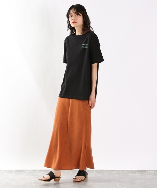 LOWRYS FARM(ローリーズファーム)の「プリントTSS 944581(Tシャツ/カットソー・レディース・ホワイト/ブラック/オフホワイト/イエロー/ホワイト系その他2/ホワイト系その他・FREE)」の9枚目の写真