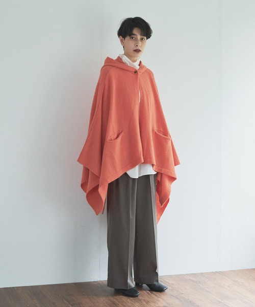 audrey and john wad(オードリーアンドジョンワッド)の「細タックストレートパンツ(その他パンツ・レディース・ブラック/ダークブラウン/ダークラベンダー/テラコッタ・S/M)」の8枚目の写真