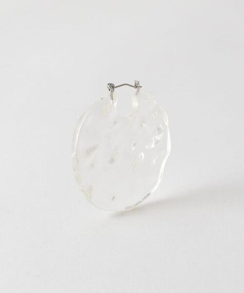 Iria Ashimine（イリアアシミネ）の「＜iria ashimine＞ラウンドクリアピアス ◆（ピアス（両耳用）・レディース・その他1・FREE）」の2枚目の写真