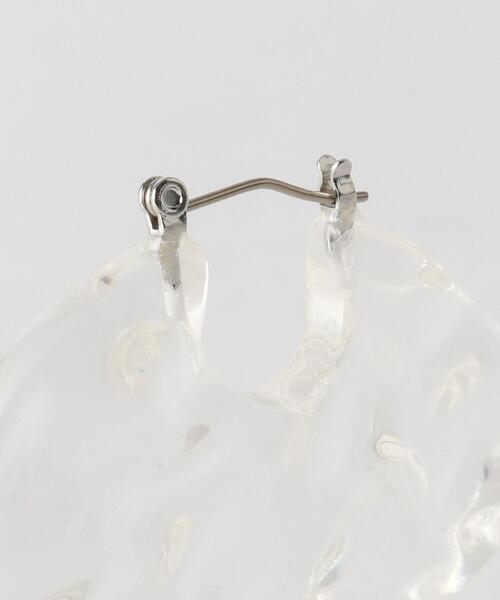 Iria Ashimine（イリアアシミネ）の「＜iria ashimine＞ラウンドクリアピアス ◆（ピアス（両耳用）・レディース・その他1・FREE）」の5枚目の写真