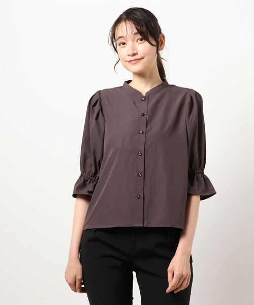 prose verse（プロズヴェール）の「《WEB・一部店舗限定》襟レース取り外し2wayブラウス（シャツ/ブラウス・レディース・ホワイト/チャコールグレー・ﾌﾘ-）」の5枚目の写真