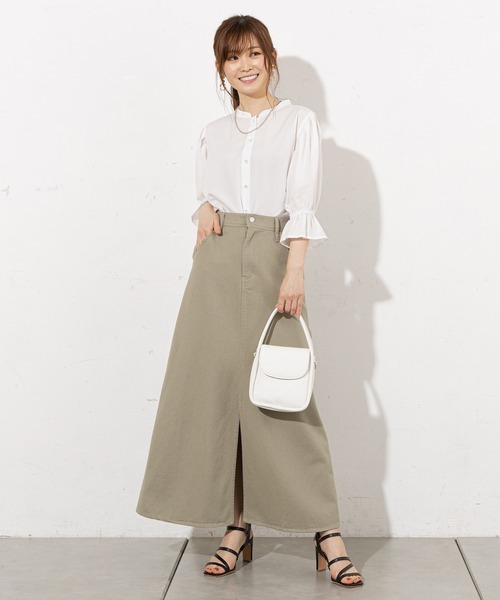 prose verse（プロズヴェール）の「《WEB・一部店舗限定》襟レース取り外し2wayブラウス（シャツ/ブラウス・レディース・ホワイト/チャコールグレー・ﾌﾘ-）」の6枚目の写真