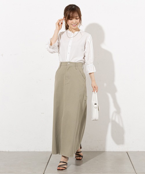 prose verse（プロズヴェール）の「《WEB・一部店舗限定》襟レース取り外し2wayブラウス（シャツ/ブラウス・レディース・ホワイト/チャコールグレー・ﾌﾘ-）」の9枚目の写真