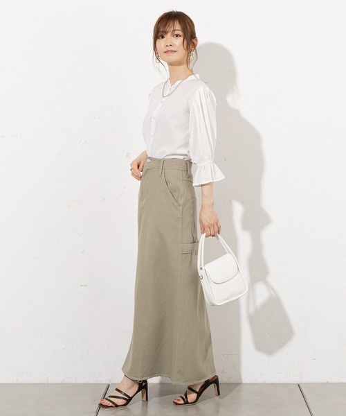 prose verse（プロズヴェール）の「《WEB・一部店舗限定》襟レース取り外し2wayブラウス（シャツ/ブラウス・レディース・ホワイト/チャコールグレー・ﾌﾘ-）」の10枚目の写真