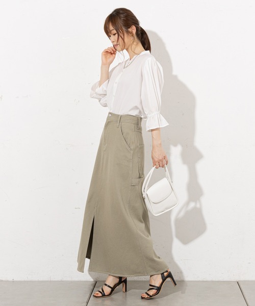 prose verse（プロズヴェール）の「《WEB・一部店舗限定》襟レース取り外し2wayブラウス（シャツ/ブラウス・レディース・ホワイト/チャコールグレー・ﾌﾘ-）」の12枚目の写真