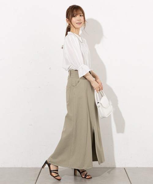 prose verse（プロズヴェール）の「《WEB・一部店舗限定》襟レース取り外し2wayブラウス（シャツ/ブラウス・レディース・ホワイト/チャコールグレー・ﾌﾘ-）」の13枚目の写真