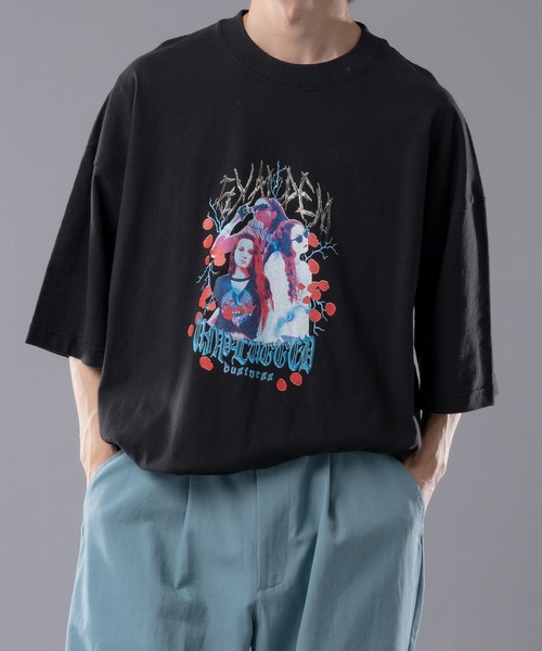 kutir（クティール）の「アソートプリントTシャツ（Tシャツ/カットソー・メンズ・ホワイト/ブラック/ネイビー/オフホワイト/グリーン/ホワイト系その他・MEDIUM/LARGE）」の4枚目の写真