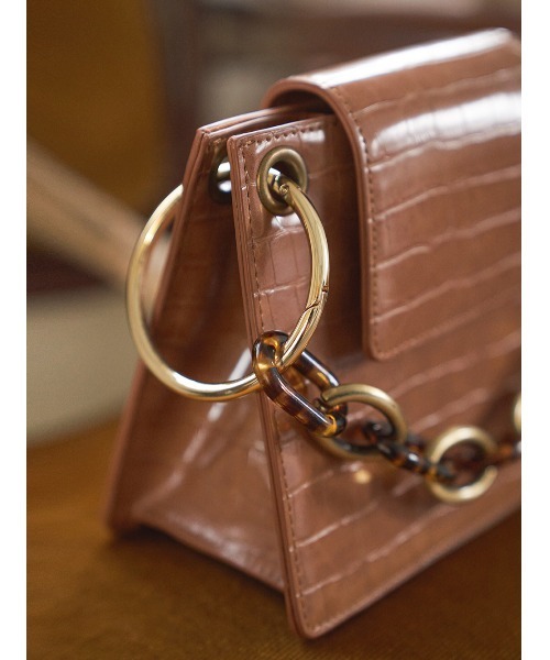 Darich(ダーリッチ)の「チェーンミニバッグ(ショルダーバッグ・レディース・その他1/ブラウン系その他・FREE)」の4枚目の写真