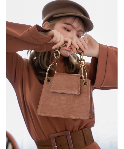 Darich(ダーリッチ)の「チェーンミニバッグ(ショルダーバッグ・レディース・その他1/ブラウン系その他・FREE)」の6枚目の写真