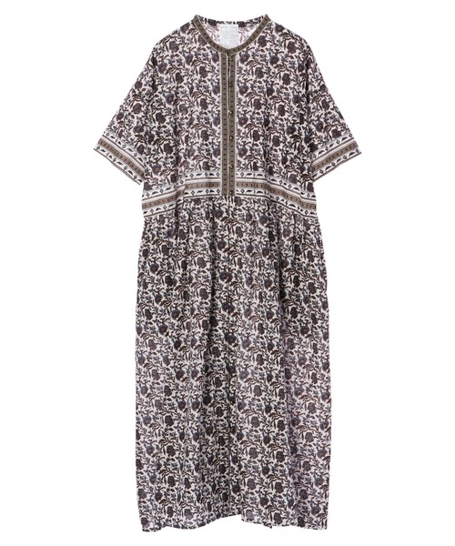 CRAFT STANDARD BOUTIQUE（クラフトスタンダードブティック）の「インドコットン パネル柄ワンピース　＊◇（ワンピース・レディース・ブラウン/ブルー・FREE）」の16枚目の写真