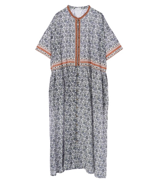 CRAFT STANDARD BOUTIQUE（クラフトスタンダードブティック）の「インドコットン パネル柄ワンピース　＊◇（ワンピース・レディース・ブラウン/ブルー・FREE）」の17枚目の写真