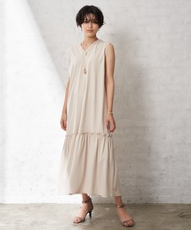 YECCA VECCA | ・裾ギャザーカットワンピース＊(ワンピース)