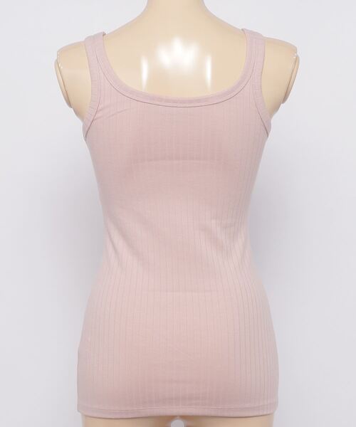 Uncut Bound（アンカットバウンド）の「Uncut Bound(アンカットバウンド) RIB TANKTOP /リブタンクトップ（タンクトップ・レディース・ピンク・FREE）」の3枚目の写真
