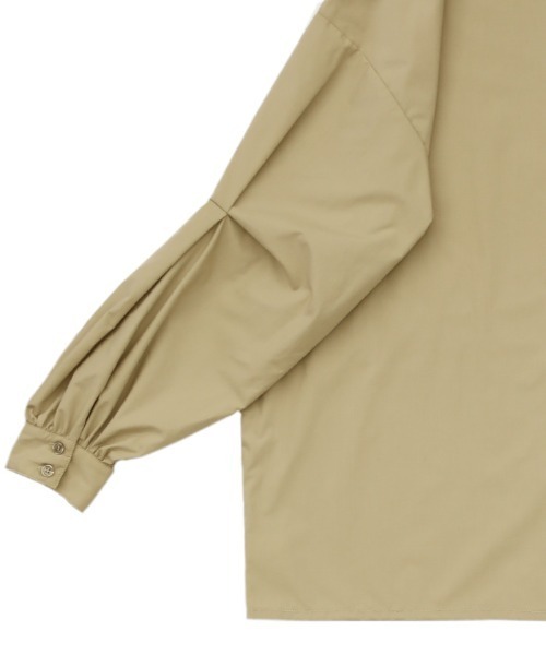 select MOCA（セレクトモカ）の「2021 AW ストレンジタックスタンドカラーシャツ（シャツ/ブラウス・レディース・ホワイト/ブラック/ベージュ・FREE）」の11枚目の写真