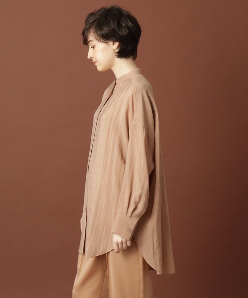 DRESSTERIOR(ドレステリア)の「◆オーバーサイズソフトシャツ(シャツ/ブラウス・レディース・チャコールグレー/ベージュ/カーキ・38/36)」の16枚目の写真