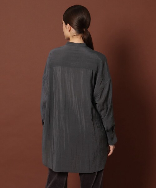 DRESSTERIOR(ドレステリア)の「◆オーバーサイズソフトシャツ(シャツ/ブラウス・レディース・チャコールグレー/ベージュ/カーキ・38/36)」の18枚目の写真