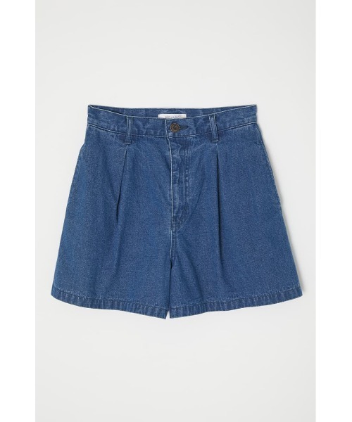 MOUSSY PLEATS LAYERED ショーツ デニム ショートパンツ MOUSSY PLEATS LAYERED ショーツ デニムショートパンツ