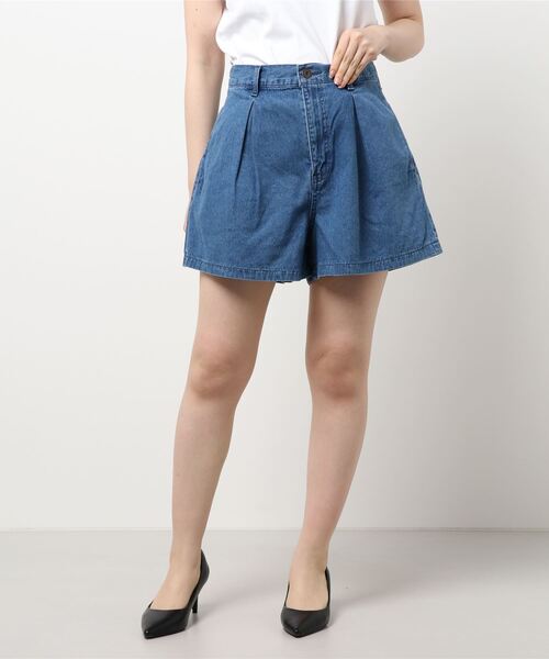 moussy×ディズニー デニム ショートパンツ MOUSSY | CUT OFF DAMAGE ショートパンツ (ショートパンツ