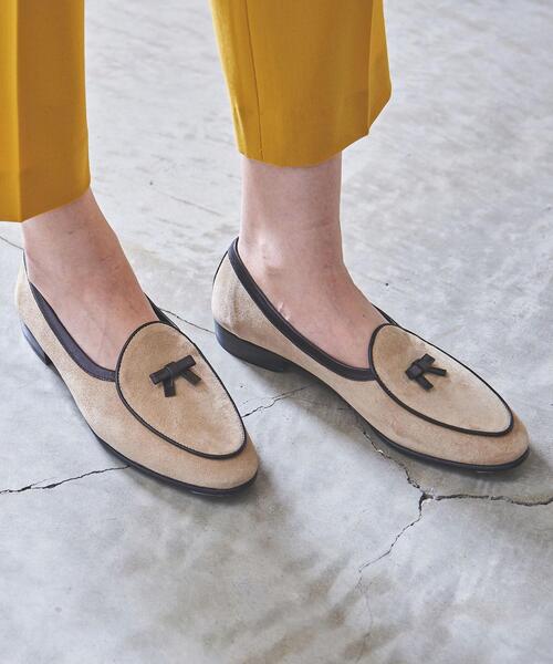 UNITED ARROWS（ユナイテッドアローズ）の「別注＜UNITED ARROWS＞BELGAIAN シューズ†（ローファー・レディース・ブラック/ベージュ/パープル・38/36/37）」の19枚目の写真