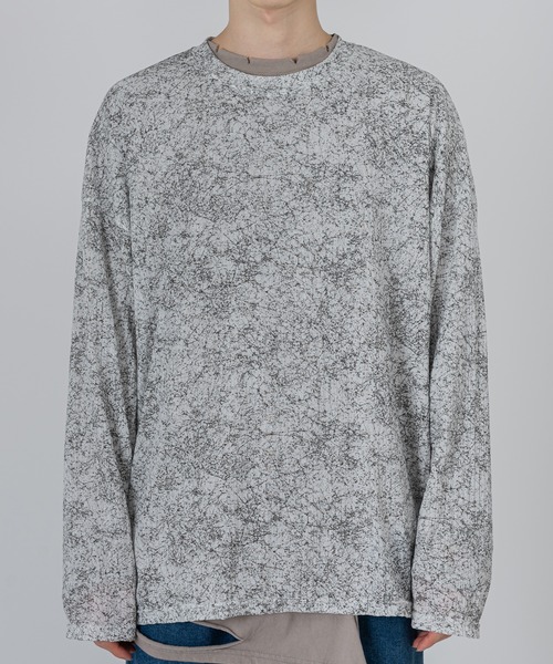 FOLLOWIN（フォロウィン）の「【UNISEX】アイスダメージウォッシング長袖Tシャツ（Tシャツ/カットソー・レディース・ホワイト/ブラック・FREE）」の16枚目の写真