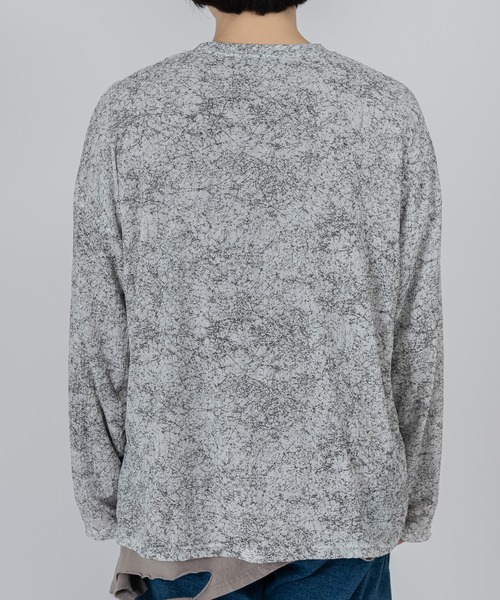 FOLLOWIN（フォロウィン）の「【UNISEX】アイスダメージウォッシング長袖Tシャツ（Tシャツ/カットソー・レディース・ホワイト/ブラック・FREE）」の14枚目の写真