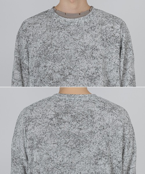 FOLLOWIN（フォロウィン）の「【UNISEX】アイスダメージウォッシング長袖Tシャツ（Tシャツ/カットソー・レディース・ホワイト/ブラック・FREE）」の21枚目の写真