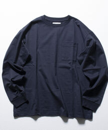 ビッグシルエット オーバーサイズ ロングスリーブTシャツ(※上品感漂うハイゲージ コットン使用)