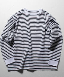 NOLLEY'S goodman | ビッグシルエット オーバーサイズ ロングスリーブＴシャツ（※上品感漂うハイゲージ コットン使用）(Tシャツ/カットソー)