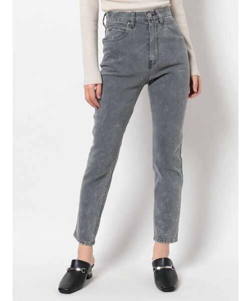 MURUA（ムルーア）の「ハイウエストスキニー（デニムパンツ・レディース・ブラック/ブラウン・0/1/2）」の3枚目の写真