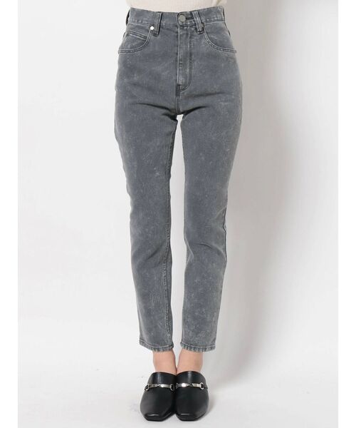 MURUA（ムルーア）の「ハイウエストスキニー（デニムパンツ・レディース・ブラック/ブラウン・0/1/2）」の4枚目の写真