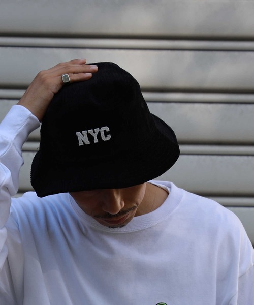 BACK NUMBER（バックナンバー）の「【BACK NUMBER】カレッジコーデュロイバケット（ハット・メンズ・ブラック/ベージュ・フリー）」の2枚目の写真