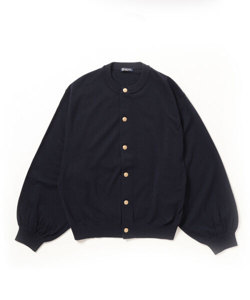 ORCIVAL（オーシバル）の「【WEB限定】【ORCIVAL/オーシバル】メタルボタンカーディガン #RC-4333（カーディガン/ボレロ・レディース・ベージュ/ボルドー/ダークネイビー・1）」の3枚目の写真